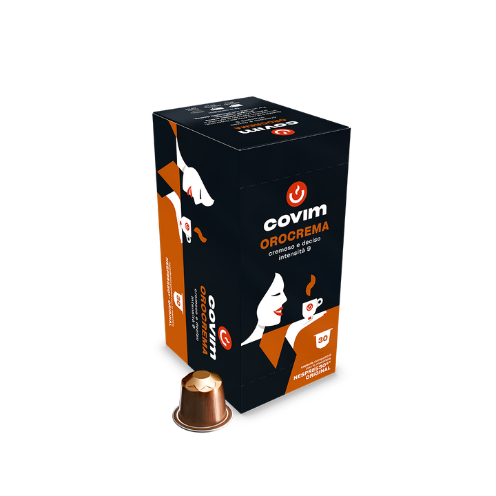 Aluminum OROCREMA Covim Compatible Nespresso 30cps