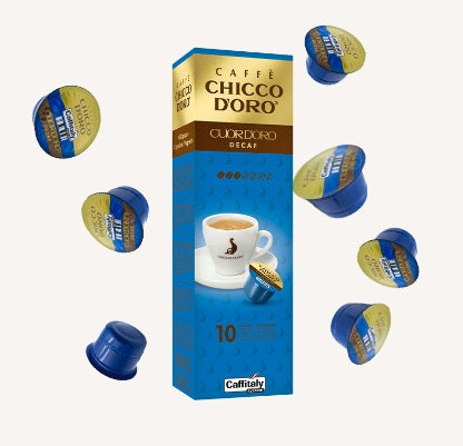 Kaffeekapsel Caffitaly Decaffeinated Cuor d'oro 10 Kapseln
