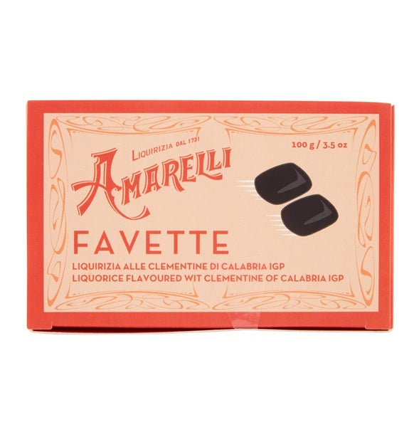Kalabrische Clementinen-Lakritze IGP Favette Amarelli 100 g