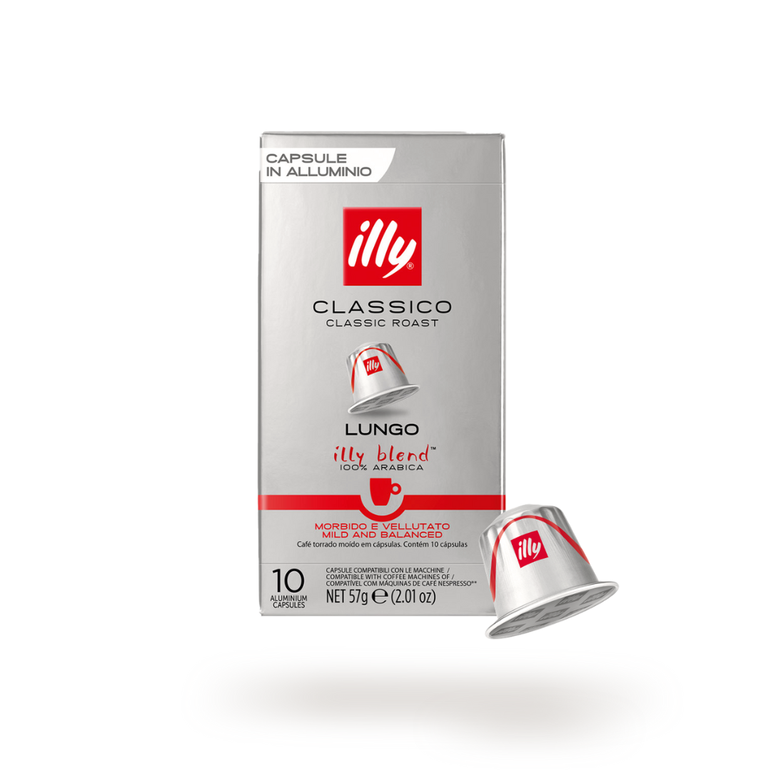 Capsules de café torréfié longuement Illy Classico compatibles Nespresso*