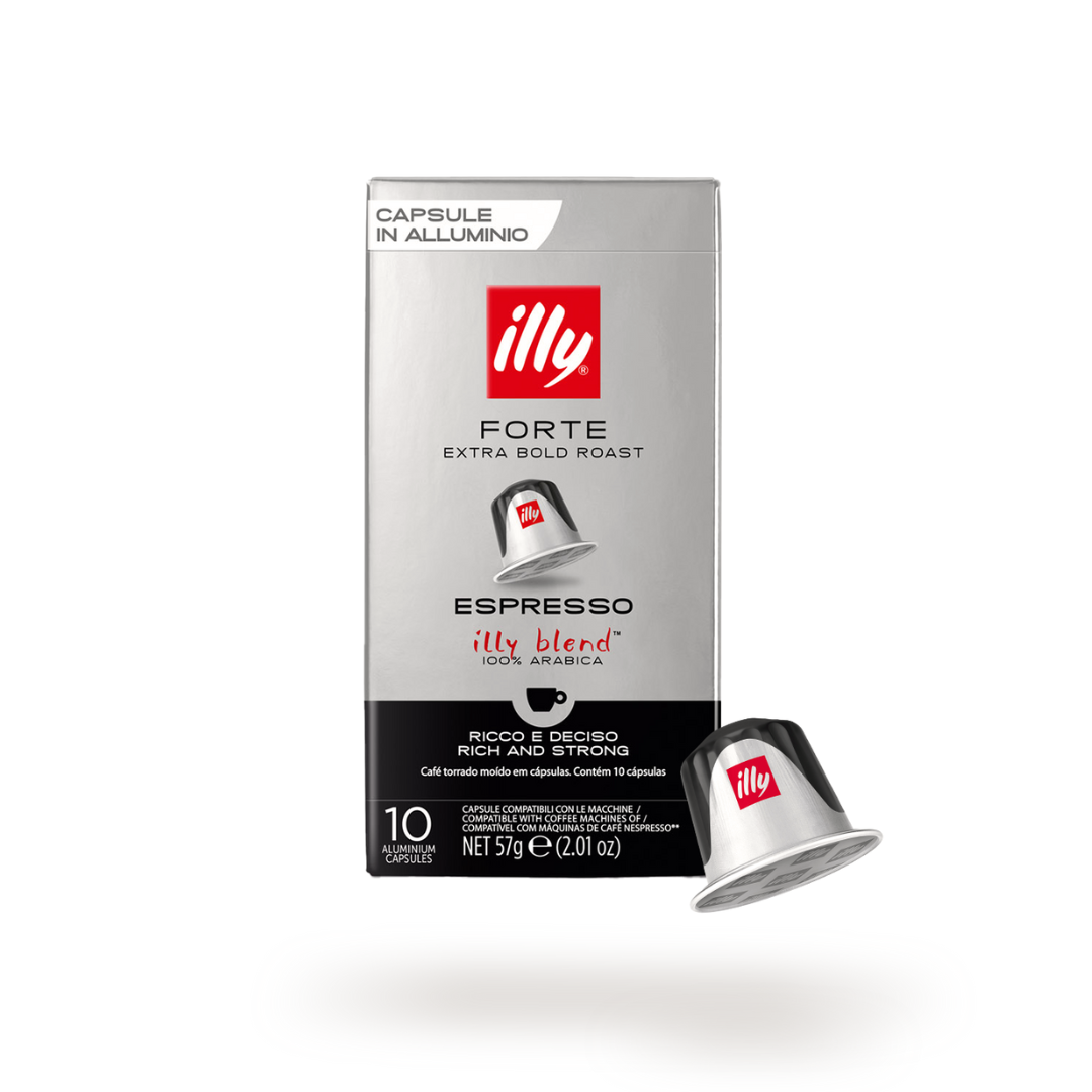 illy Strong Roast Coffee Capsules Compatible with Nespresso*