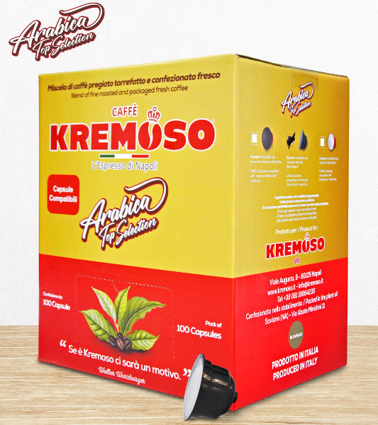 Caffè Kremoso Napoli capsule ARABICA Top Selection compatibili Nespresso* 100cps