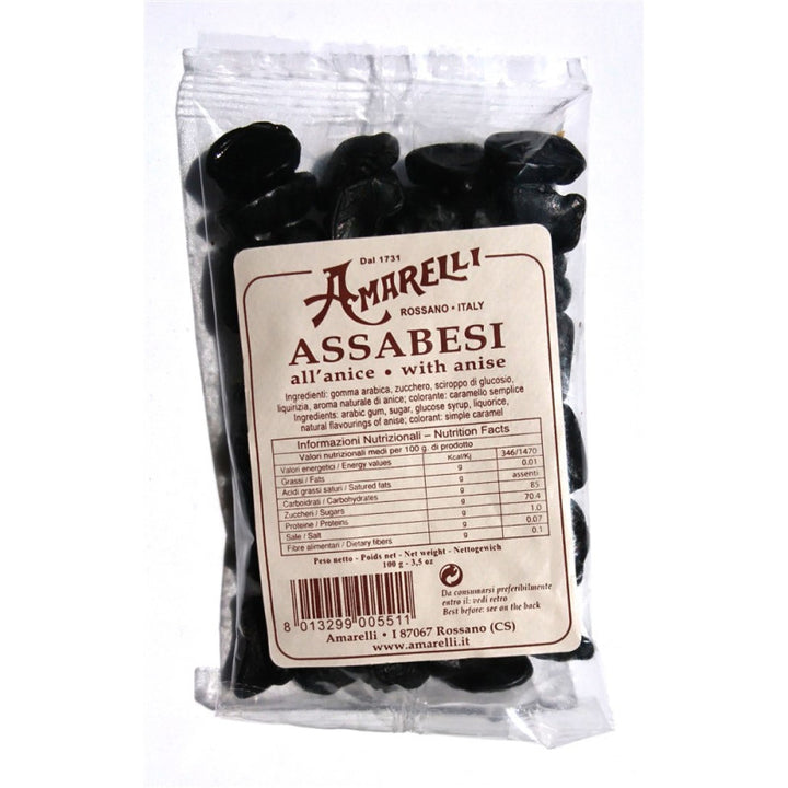Liquirizia all'anice Assabesi Amarelli 100 gr