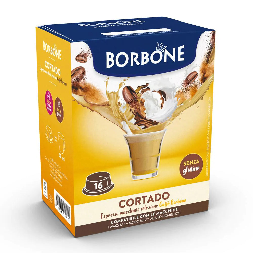 Capsules de café Macchiato compatibles avec A Modo Mio 16 capsules