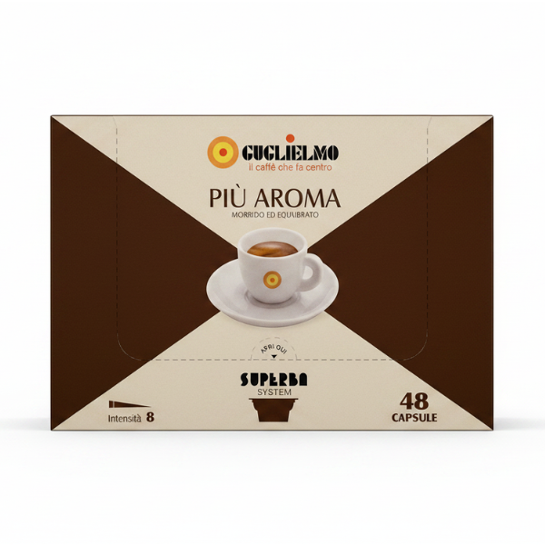 Capsule caffè Guglielmo Superba Più Aroma