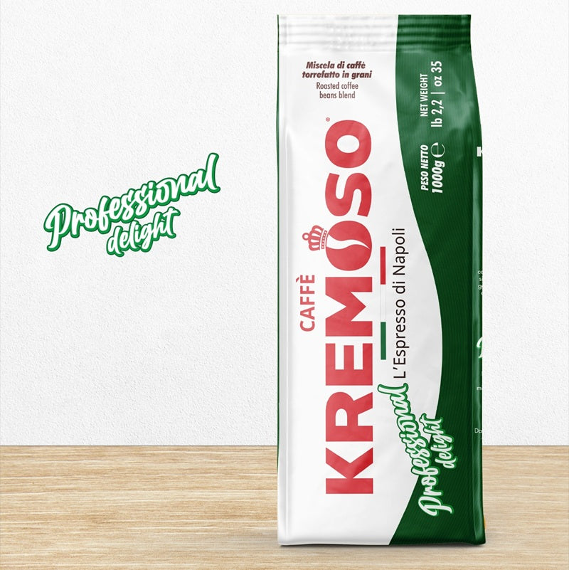 Caffè Kremoso Napoli in grani PROFESSIONAL Delight 1 Kg
