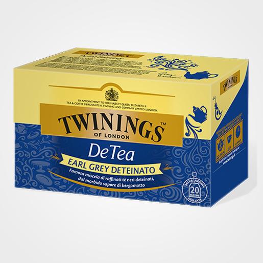 Tè nero Deteinato DeTea Earl Grey 20 filtri