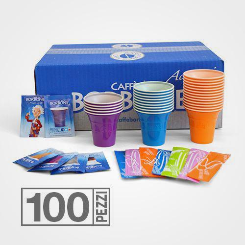 Caffè capsule compatibili A Modo Mio Don Carlo Miscela Verde 100 capsule