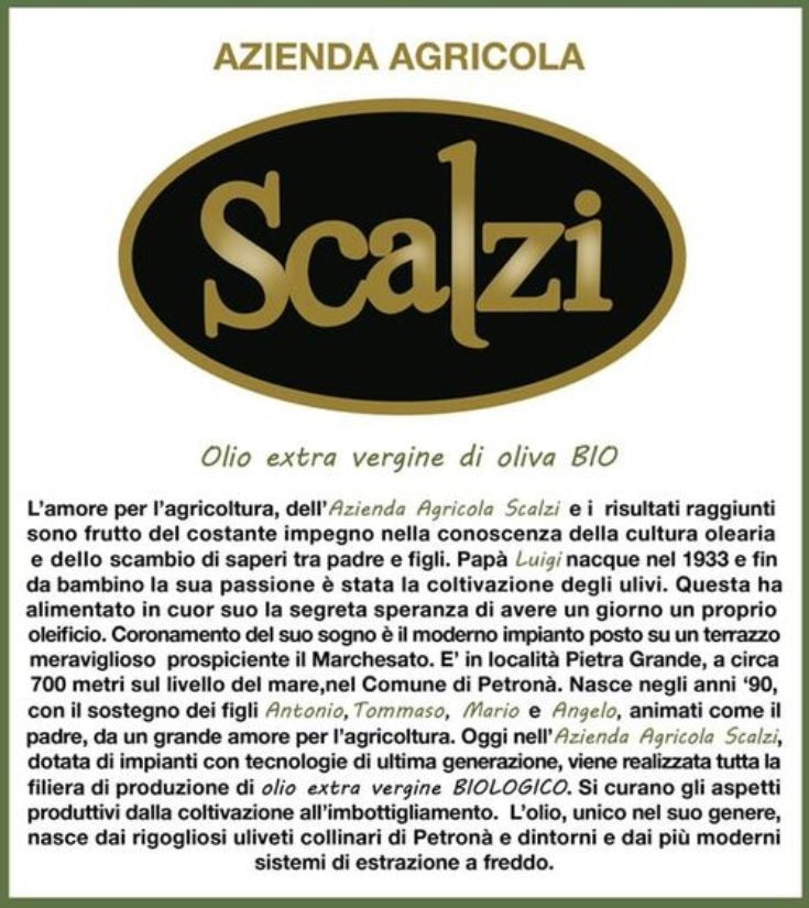 Olio Extravergine di oliva BIO 5L