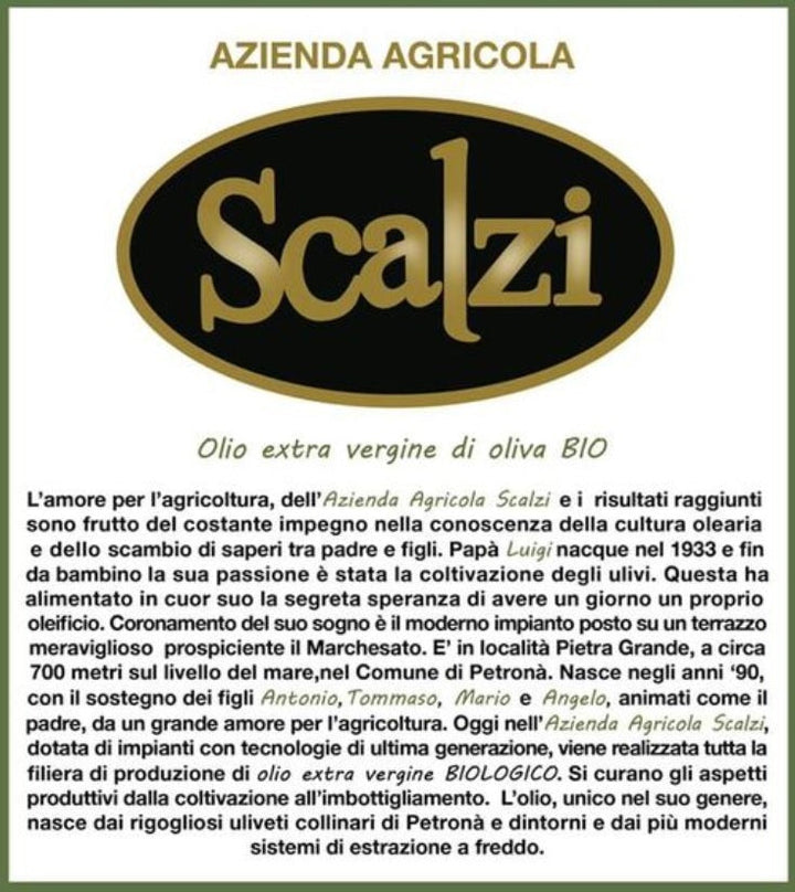 Olio Extravergine di oliva BIO 5L