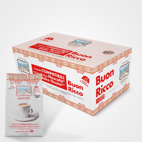 Coffee capsules compatible Dolce Gusto RICCO 16 capsules