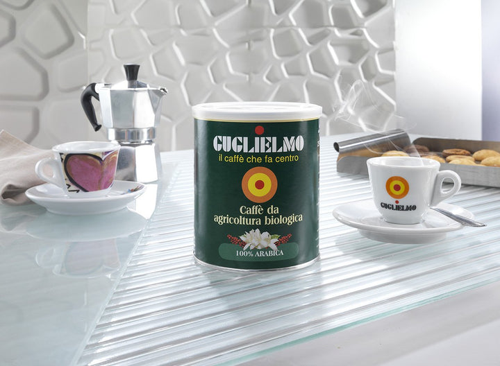 Caffè Guglielmo lattina Espresso Biologico macinato 250 g