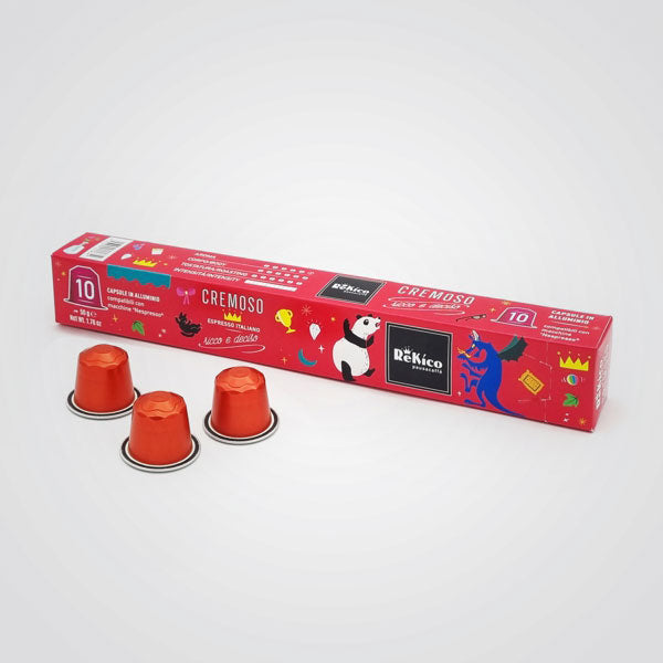Nespresso compatible ALU coffee capsules * Cremoso