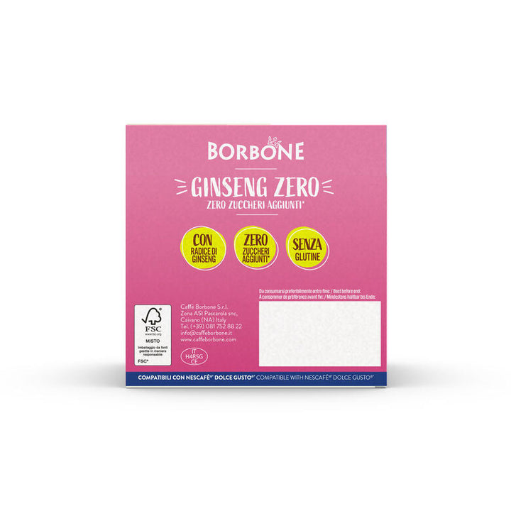 Ginseng Zero capsule compatibili Nescafè Dolce Gusto16 capsule