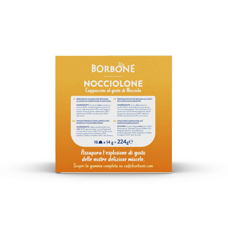 Nocciolone Nescafè Dolce Gusto compatible capsules 16 capsules