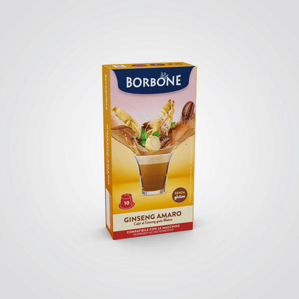 Caffè Ginseng Amaro capsule compatibili Nespresso * 10 capsule