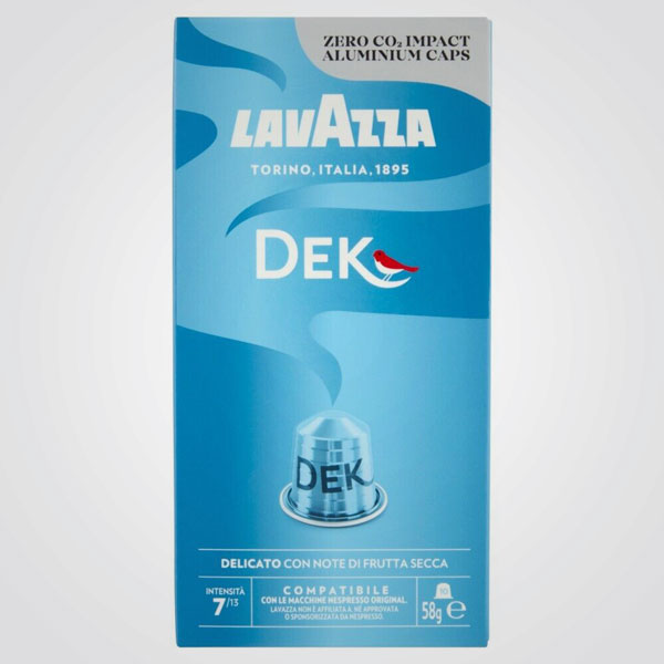 Caffè capsule Nespresso * compatibili Dek 10 capsule