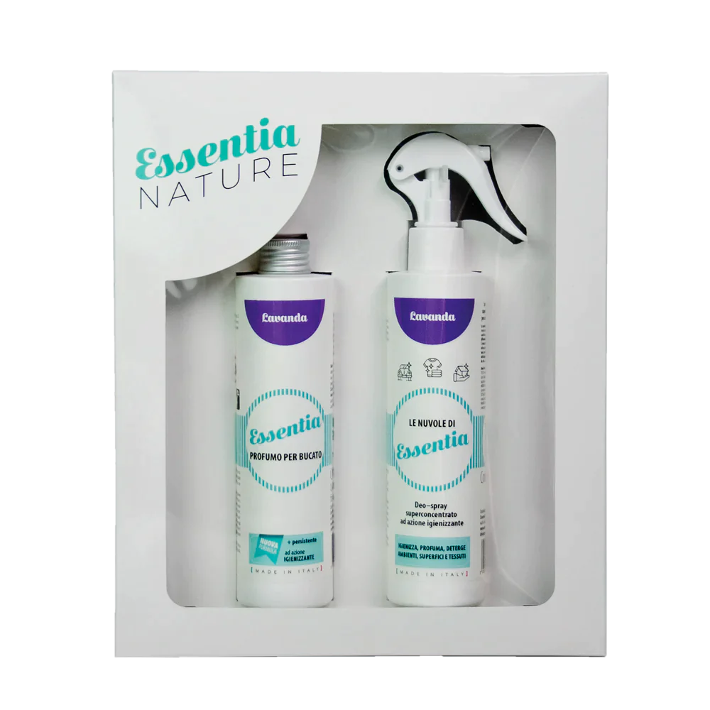 Coffret cadeau parfum de lessive à la lavande