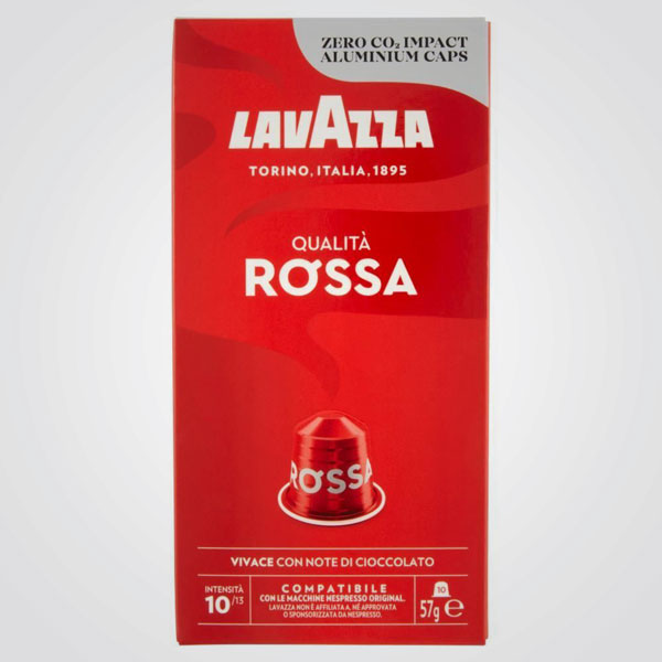 Caffè capsule Nespresso * compatibili qualità Rossa 10 capsule
